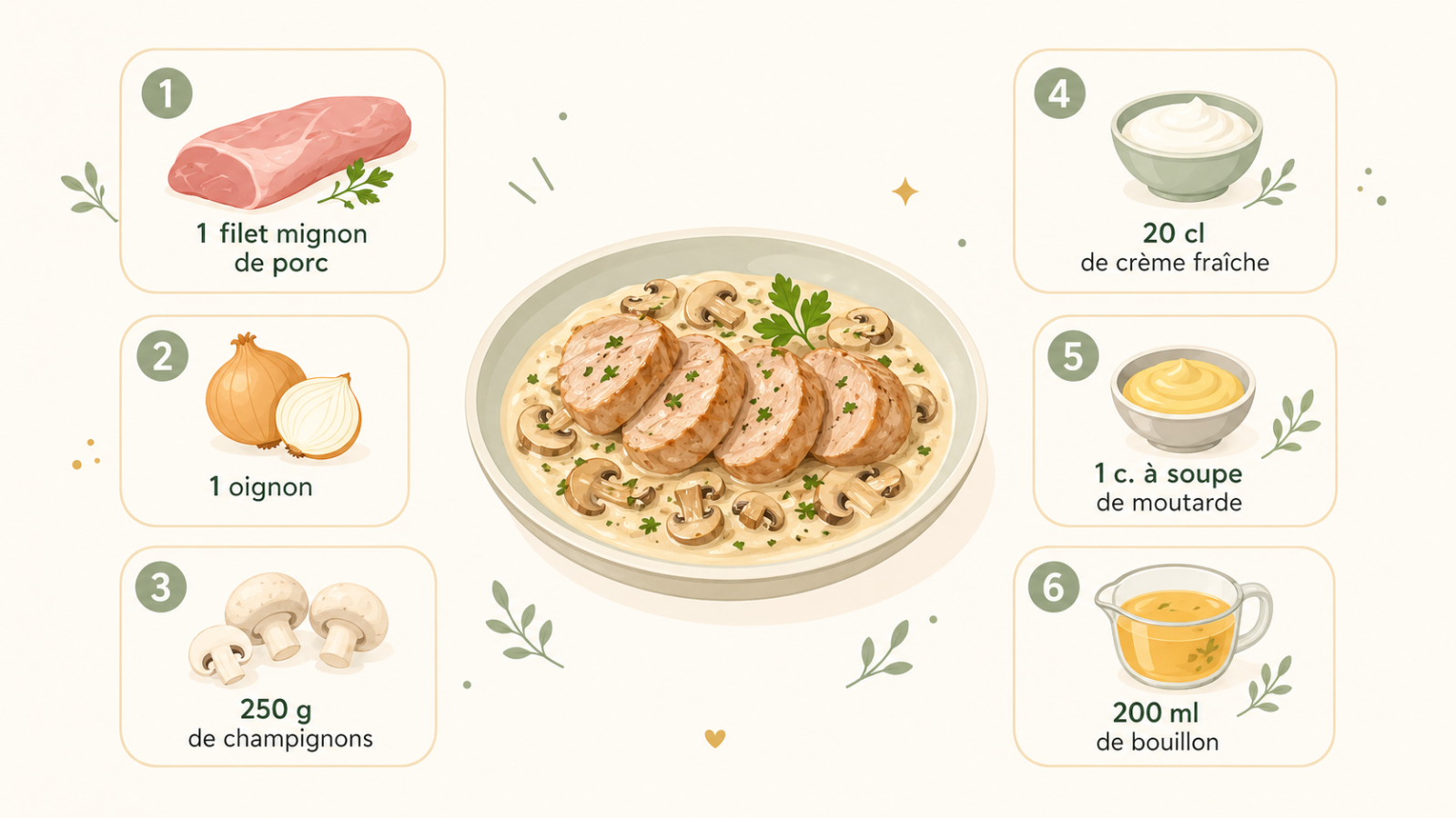 Ingrédients Filet mignon cookéo