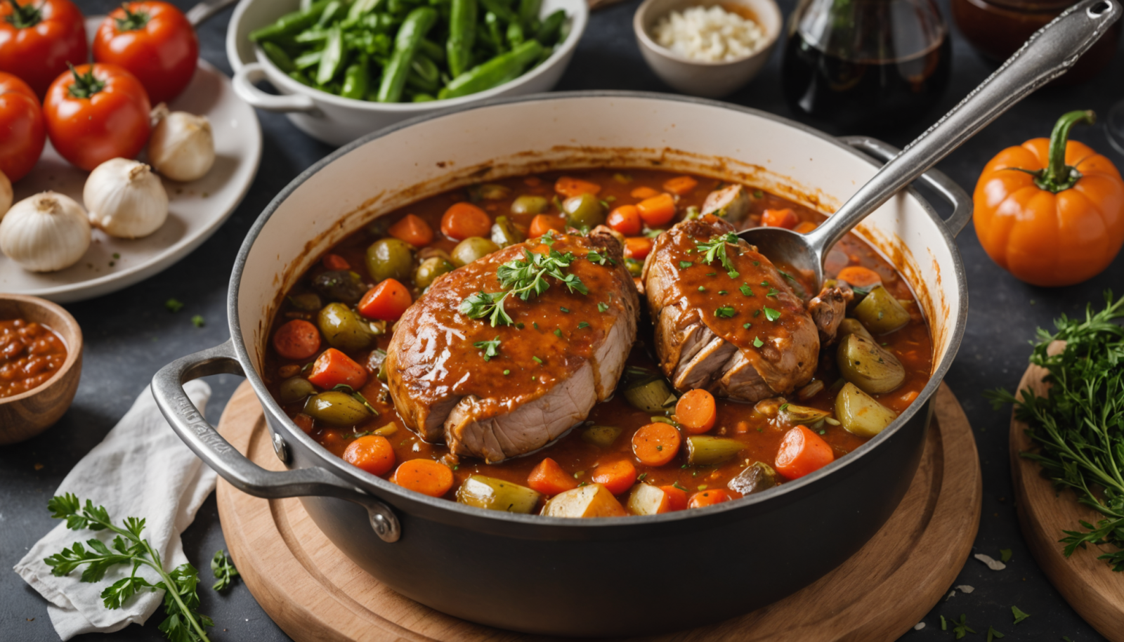 découvrez comment préparer un rÎti de porc en cocotte tendre et savoureux grùce à nos astuces simples et efficaces pour un plat délicieux et réussi.