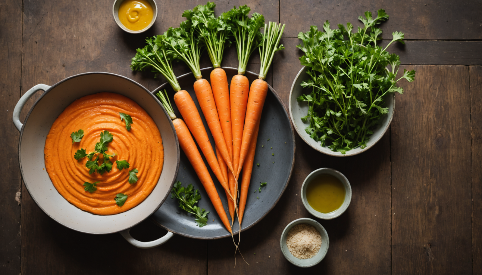 apprenez à préparer une purée de carotte savoureuse et saine grâce à notre recette facile. découvrez des astuces pour un plat délicieux et nutritif, parfait pour toute la famille.