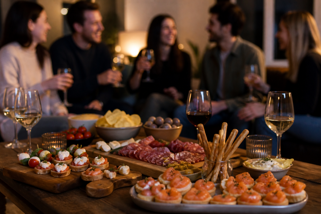apéro dinatoire entre amis